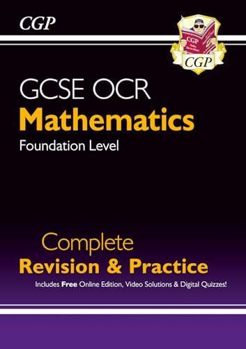 New GCSE Maths OCR Complete Revision & Practice: Foundation (with Online Ed, Videos & Quizzes) von Coordination Group Publications Ltd (CGP)